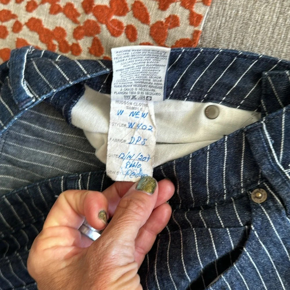 Hudson blue pinstripe denim jeans size 27 - Picture 8 of 12